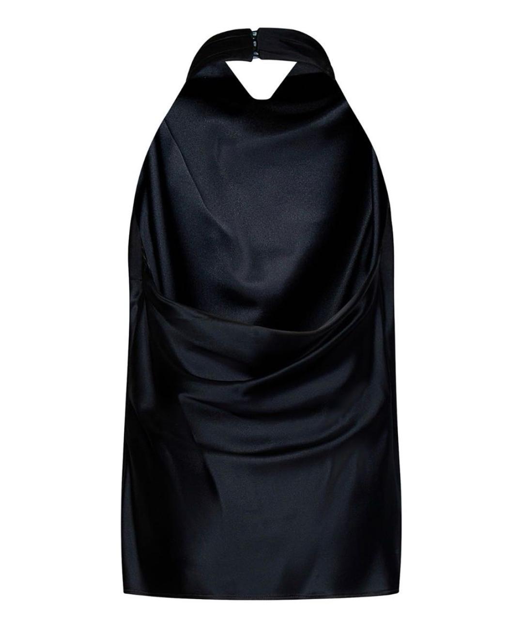 ARMARIUM Черная шелковая блузы, фото 2