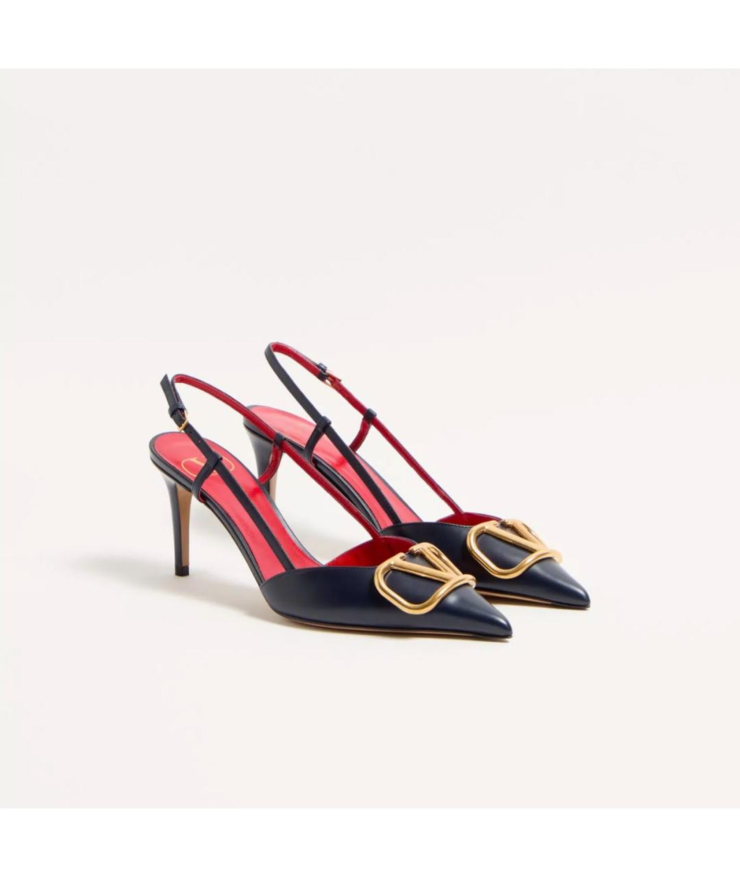 VALENTINO Черные кожаные туфли, фото 3