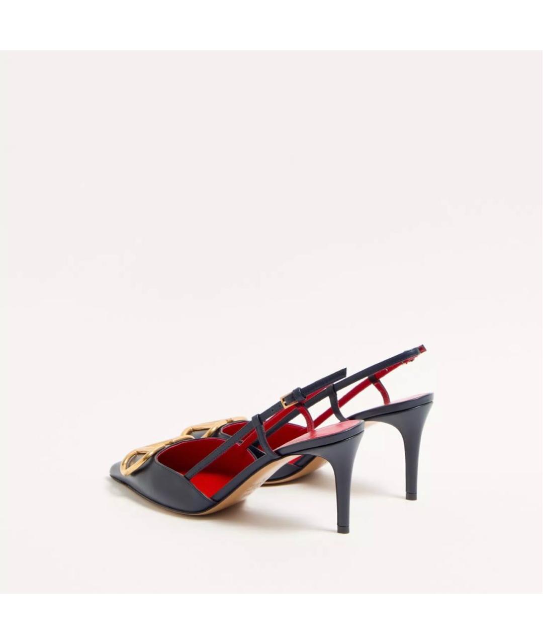 VALENTINO Черные кожаные туфли, фото 4