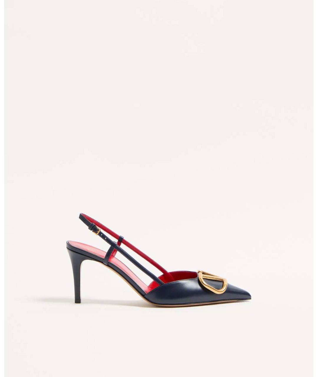 VALENTINO Черные кожаные туфли, фото 5