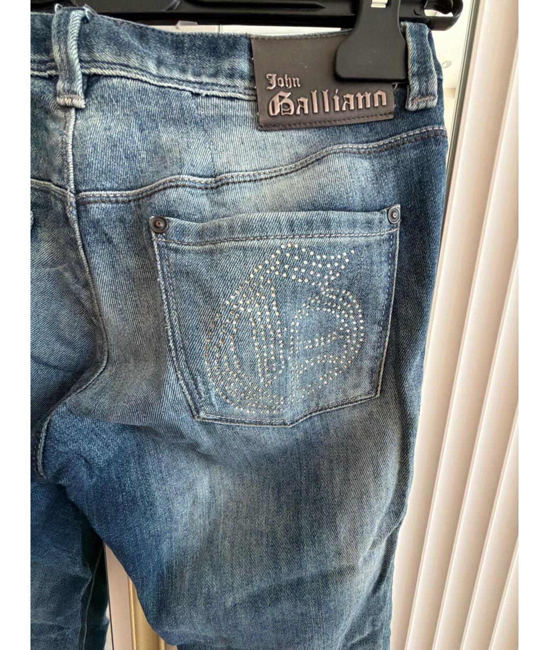 JOHN GALLIANO KIDS Темно-синие деним детские джинсы, фото 5