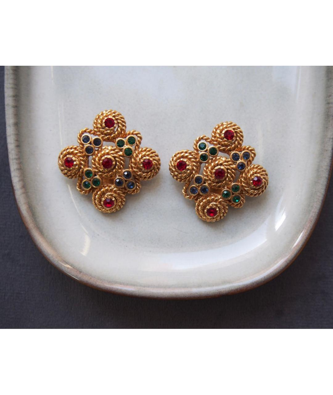 VALENTINO Золотые клипсы, фото 3