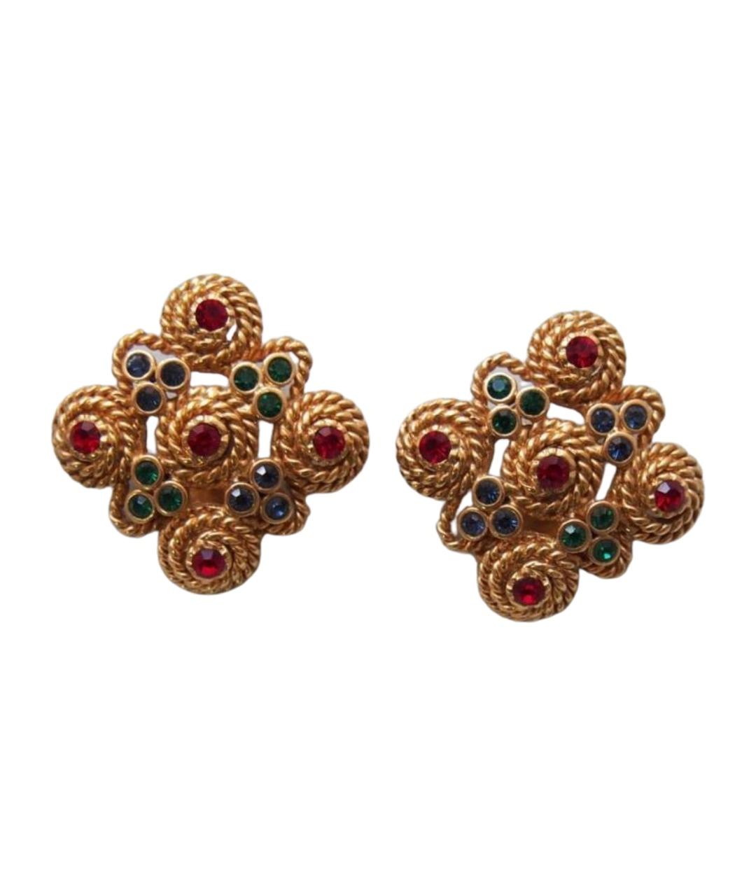 VALENTINO Золотые клипсы, фото 1