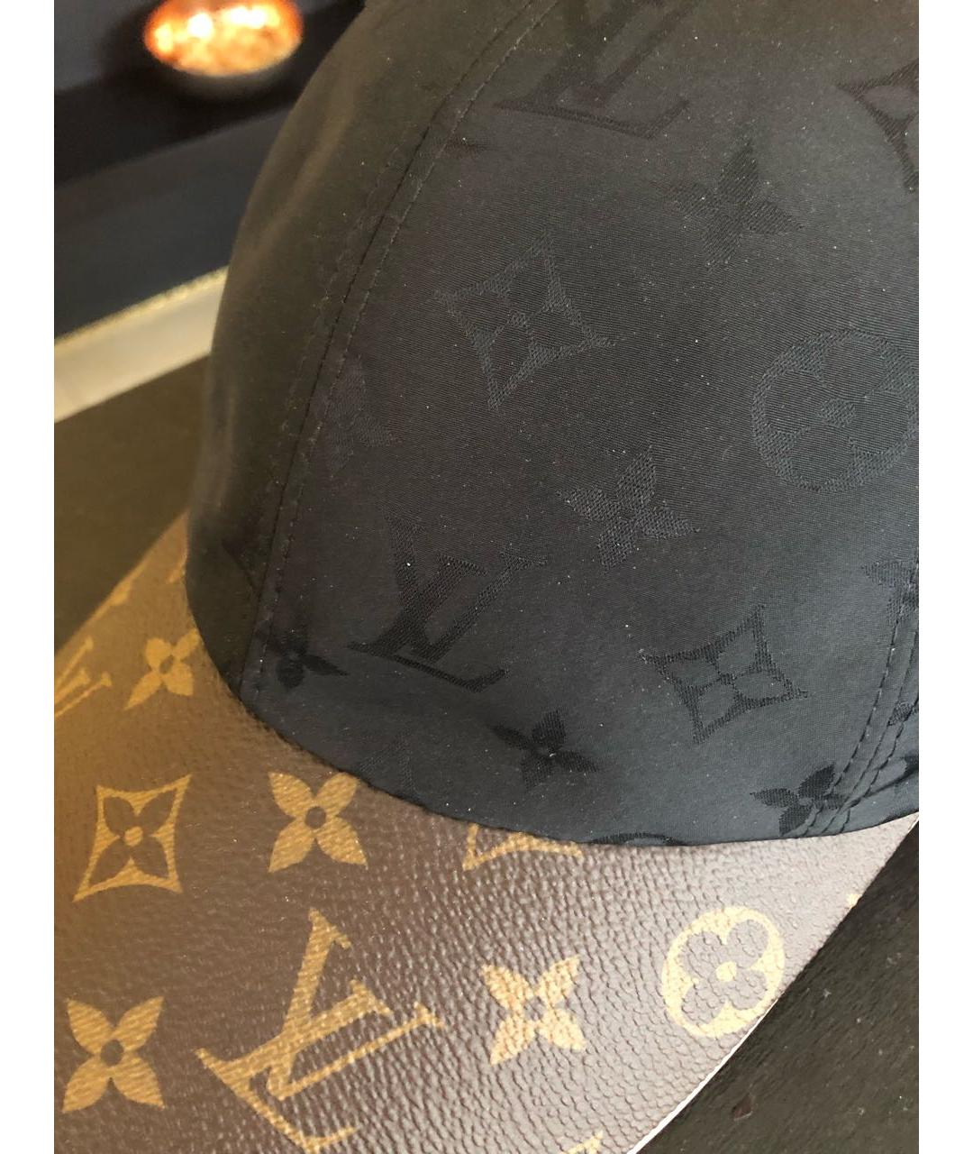 LOUIS VUITTON Черная кепка, фото 2