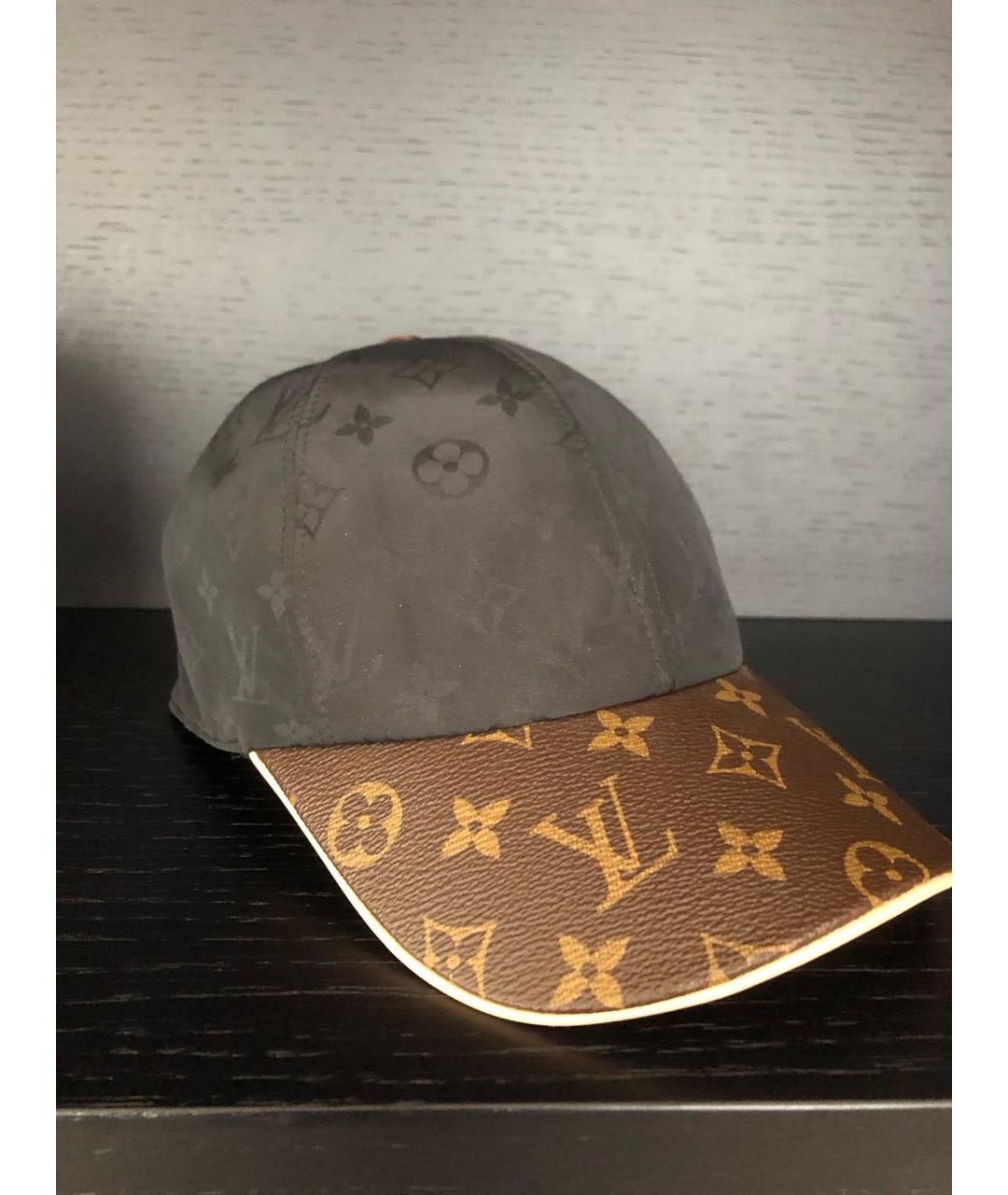 LOUIS VUITTON Черная кепка, фото 7