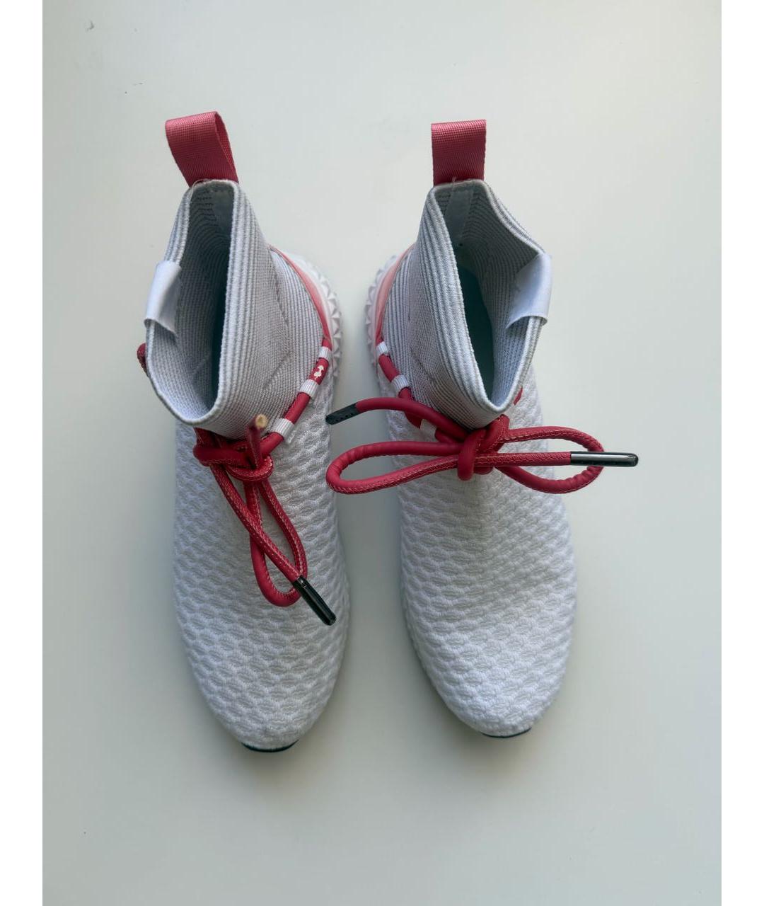 EMPORIO ARMANI Белые текстильные кроссовки, фото 3