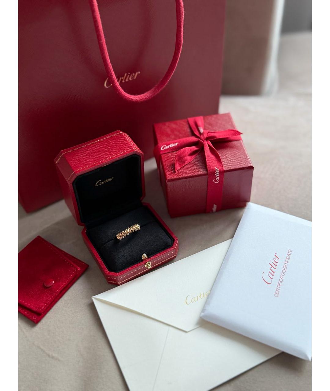 CARTIER Золотое кольцо из розового золота, фото 4