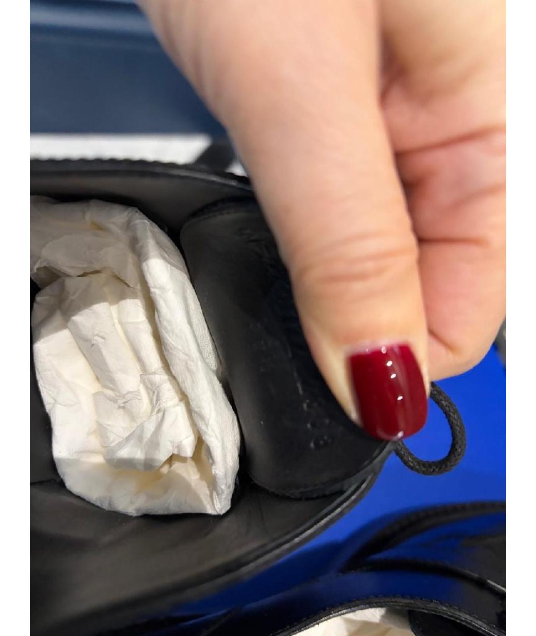 HERMES Черные кожаные брогги и оксфорды, фото 5