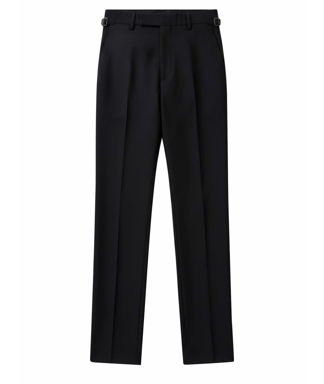 TOM FORD Черные шерстяные классические брюки, фото 1
