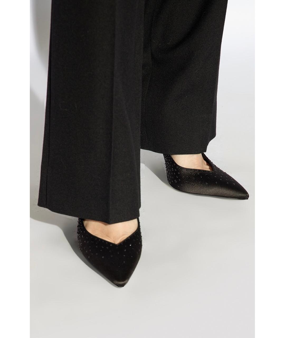 GUCCI Черные текстильные туфли, фото 5