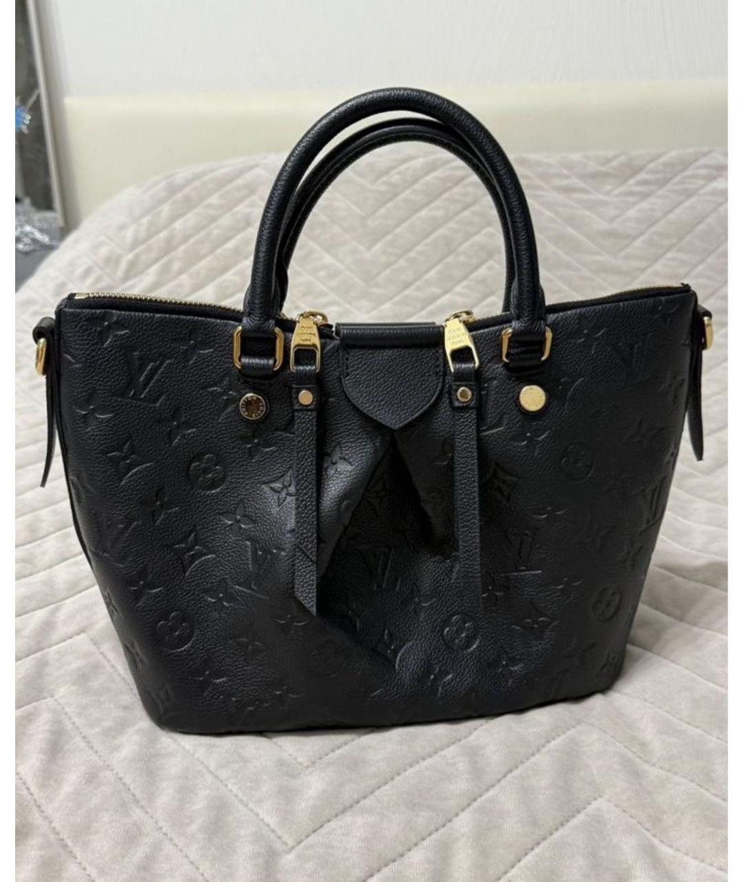 LOUIS VUITTON Черная сумка с короткими ручками, фото 2
