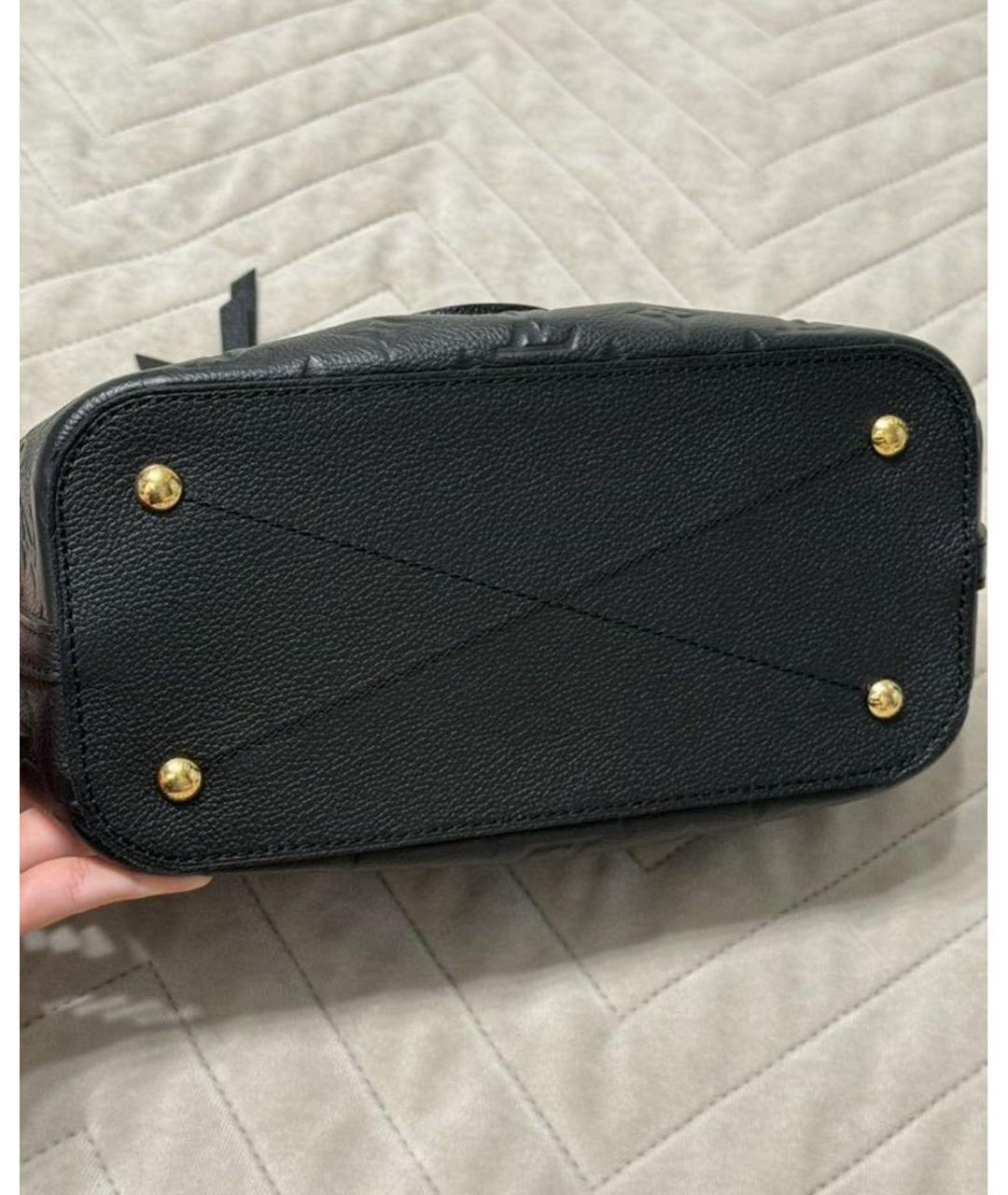 LOUIS VUITTON Черная сумка с короткими ручками, фото 6