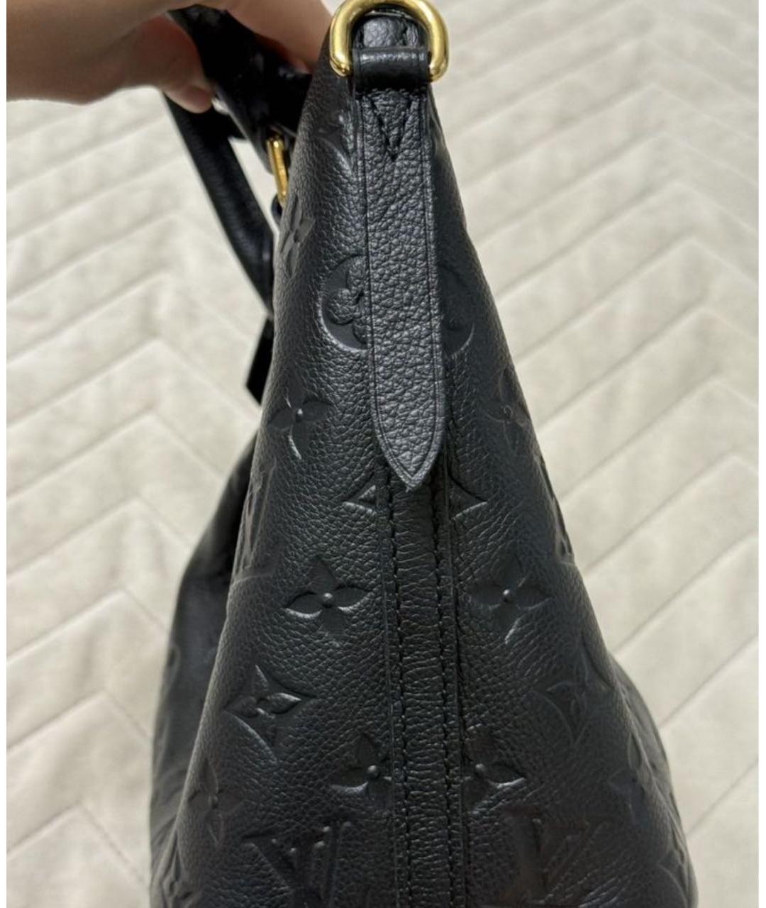 LOUIS VUITTON Черная сумка с короткими ручками, фото 7