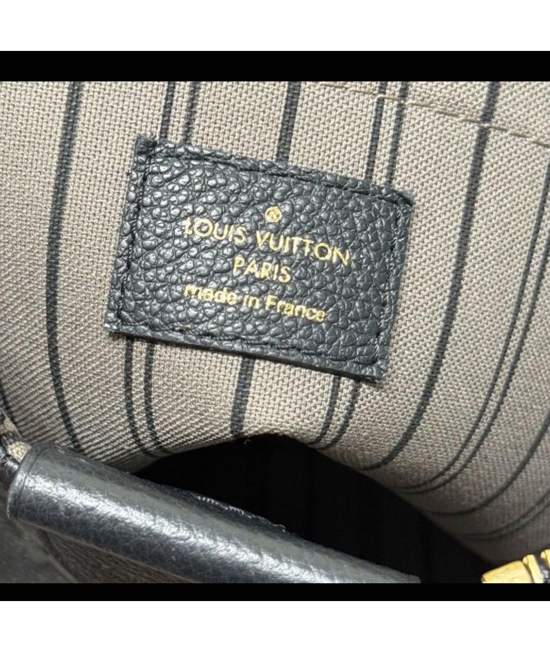 LOUIS VUITTON Черная сумка с короткими ручками, фото 8