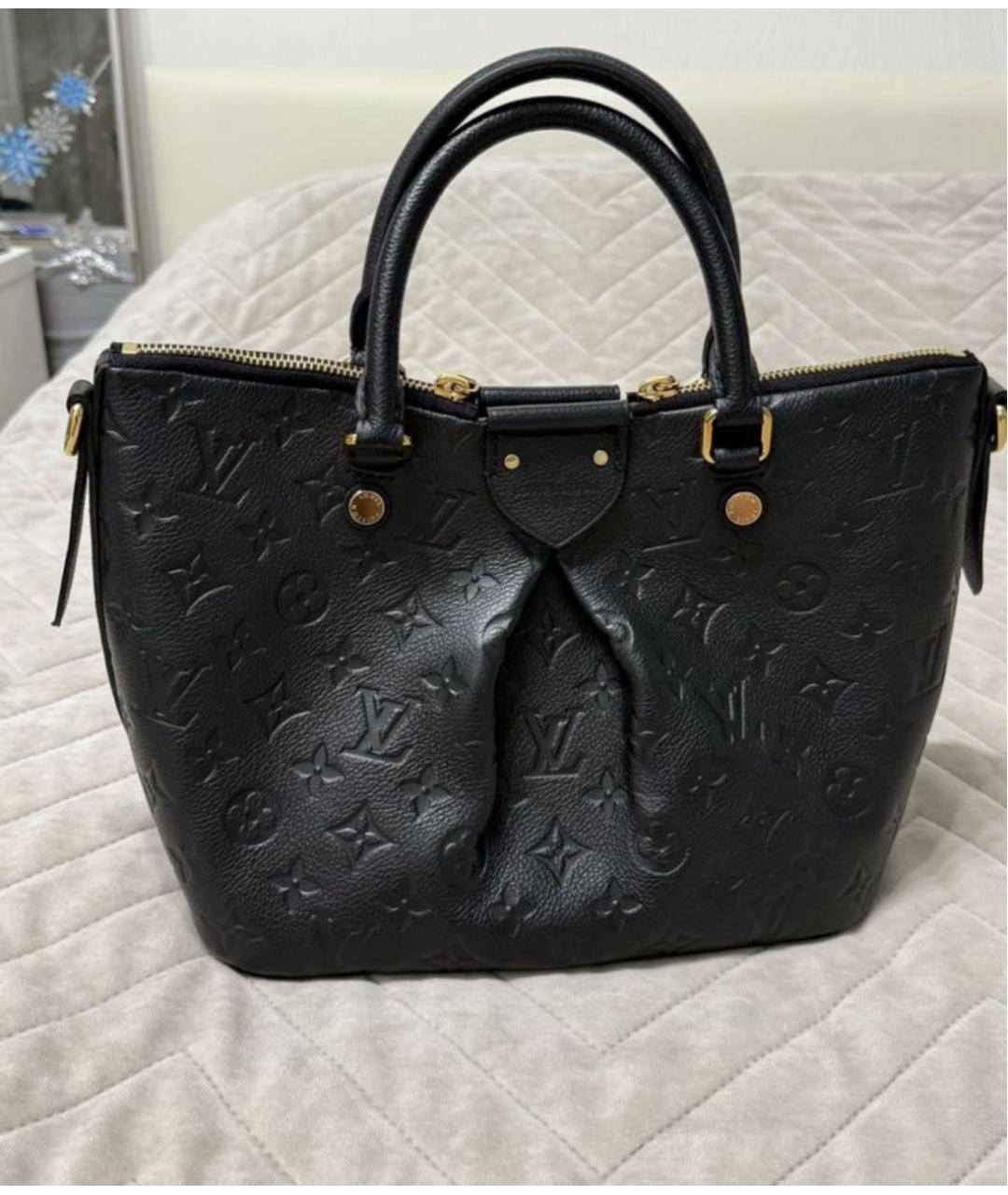 LOUIS VUITTON Черная сумка с короткими ручками, фото 9