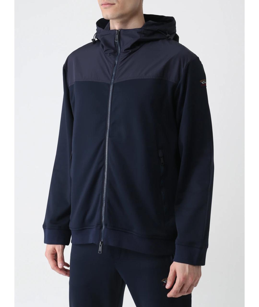 PAUL & SHARK Синий хлопковый спортивный костюм, фото 4