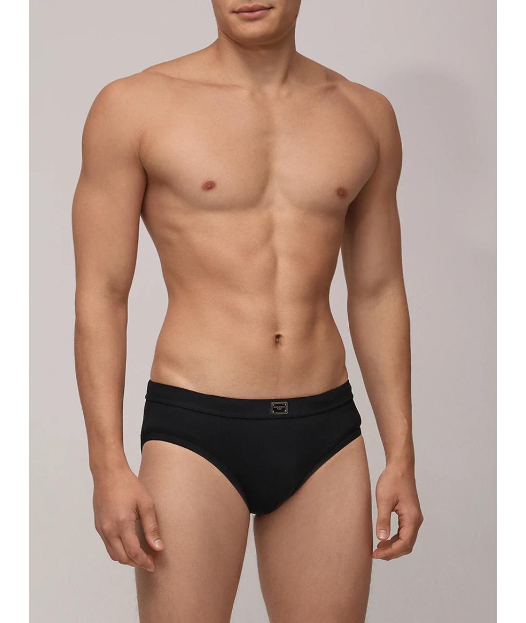 DOLCE&GABBANA Черные плавки, фото 2