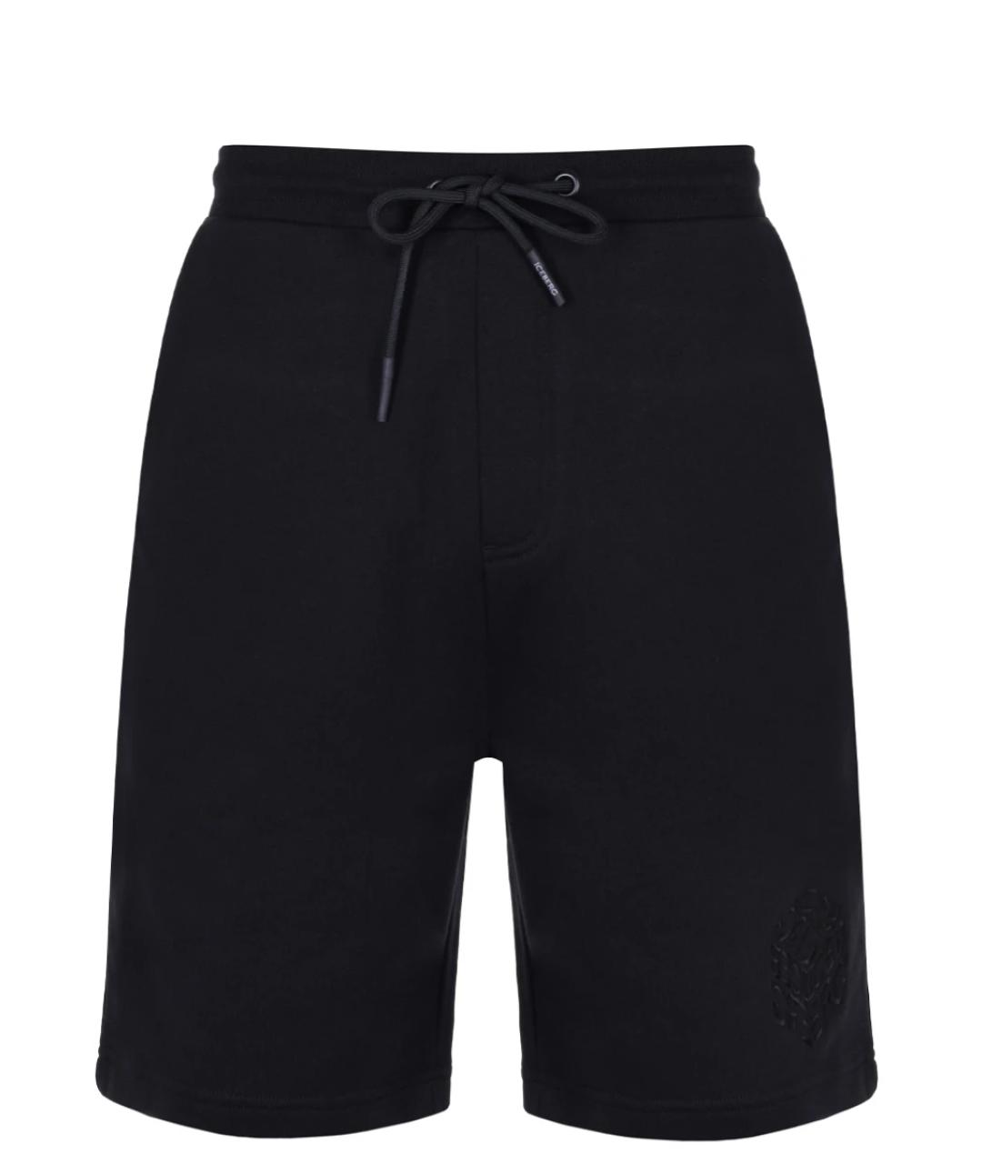 ICEBERG Черные хлопковые шорты, фото 1