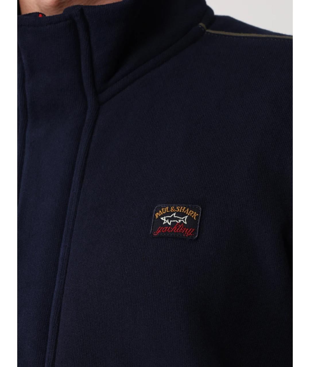 PAUL & SHARK Синий хлопковый спортивный костюм, фото 5