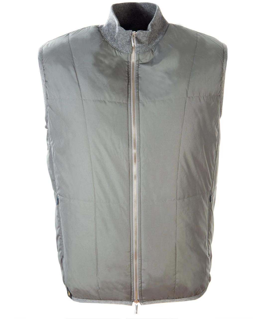 CAPOBIANCO Серый жилет, фото 1