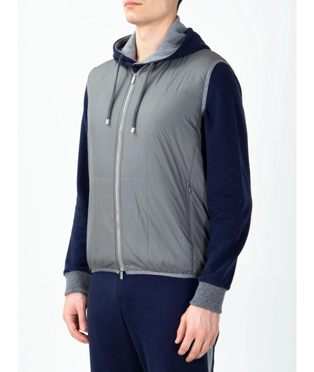 CAPOBIANCO Серый жилет, фото 4