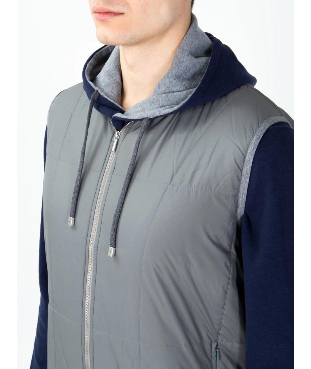 CAPOBIANCO Серый жилет, фото 5