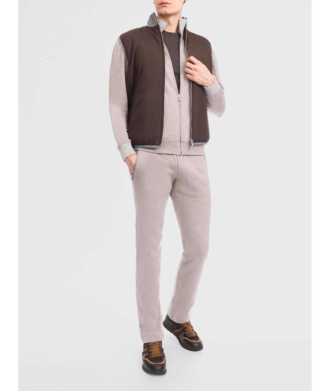 CAPOBIANCO Коричневый жилет, фото 2