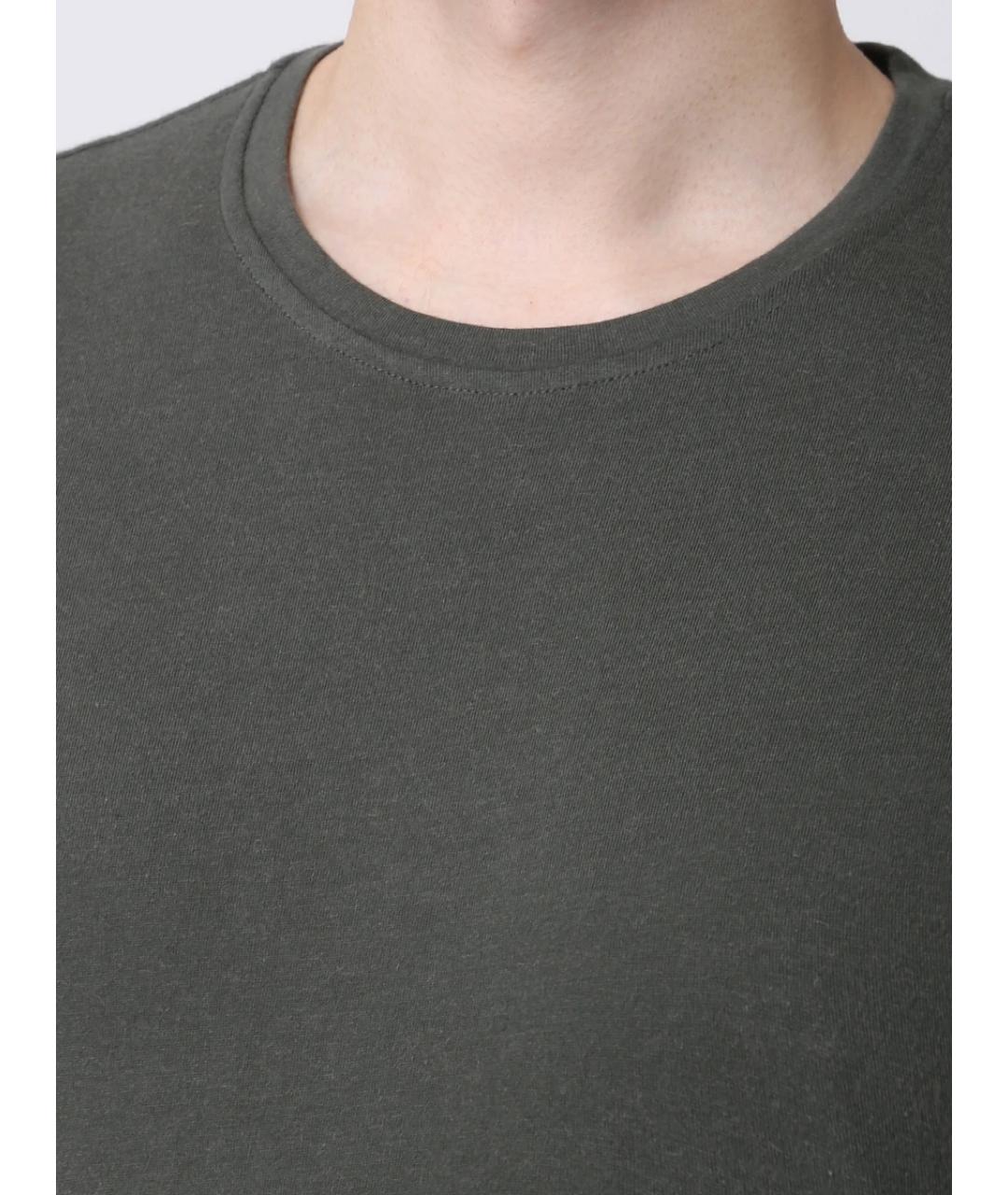 CAPOBIANCO Зеленая хлопковая футболка, фото 5