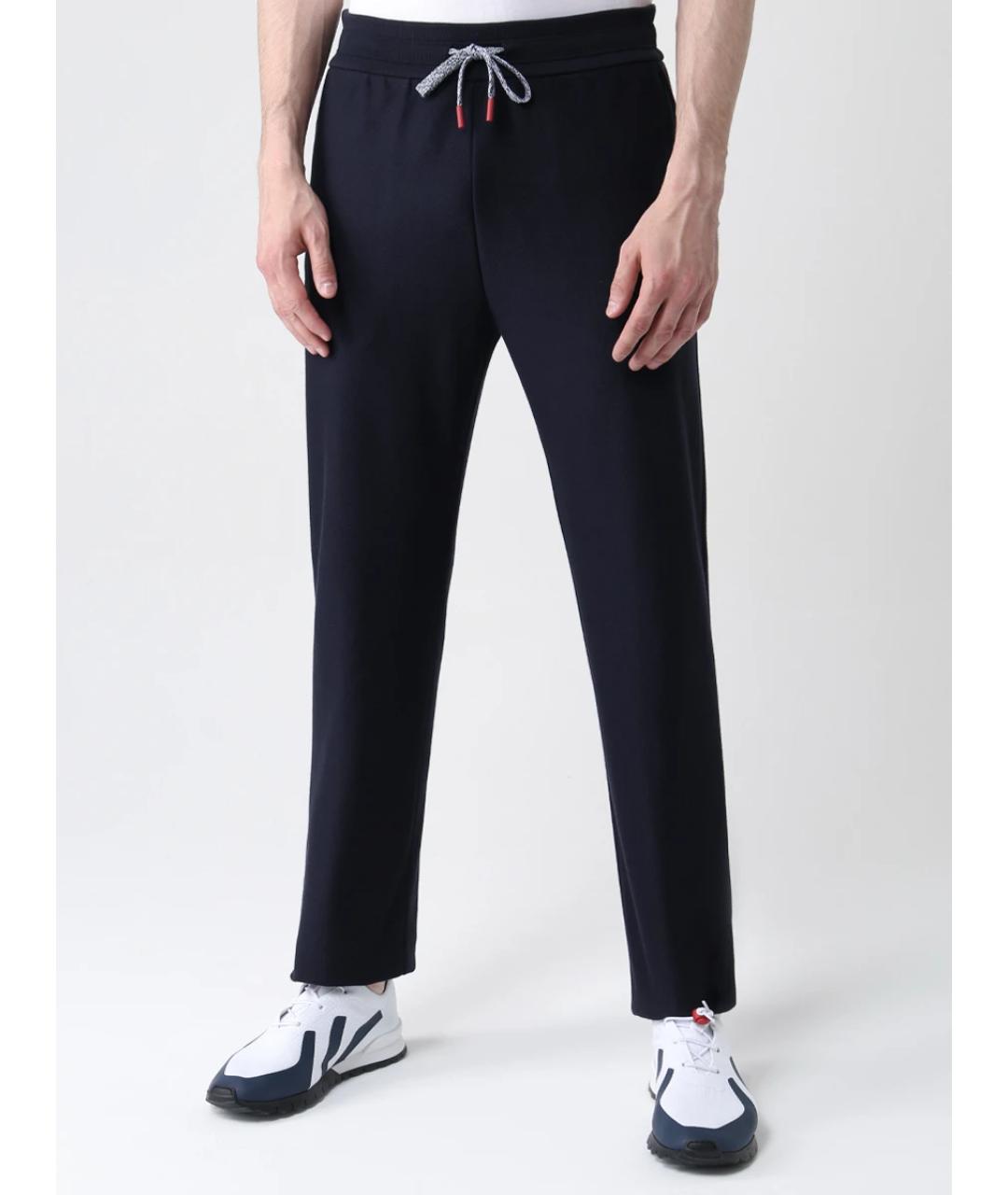 KITON Синий хлопковый спортивный костюм, фото 7