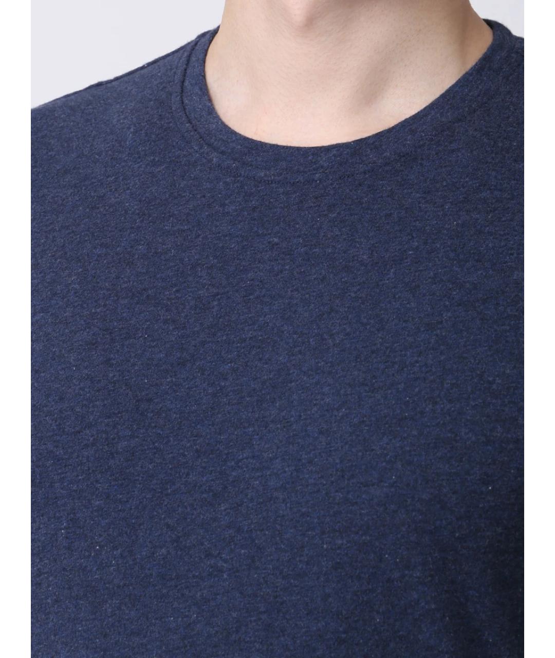 CAPOBIANCO Синяя хлопковая футболка, фото 5