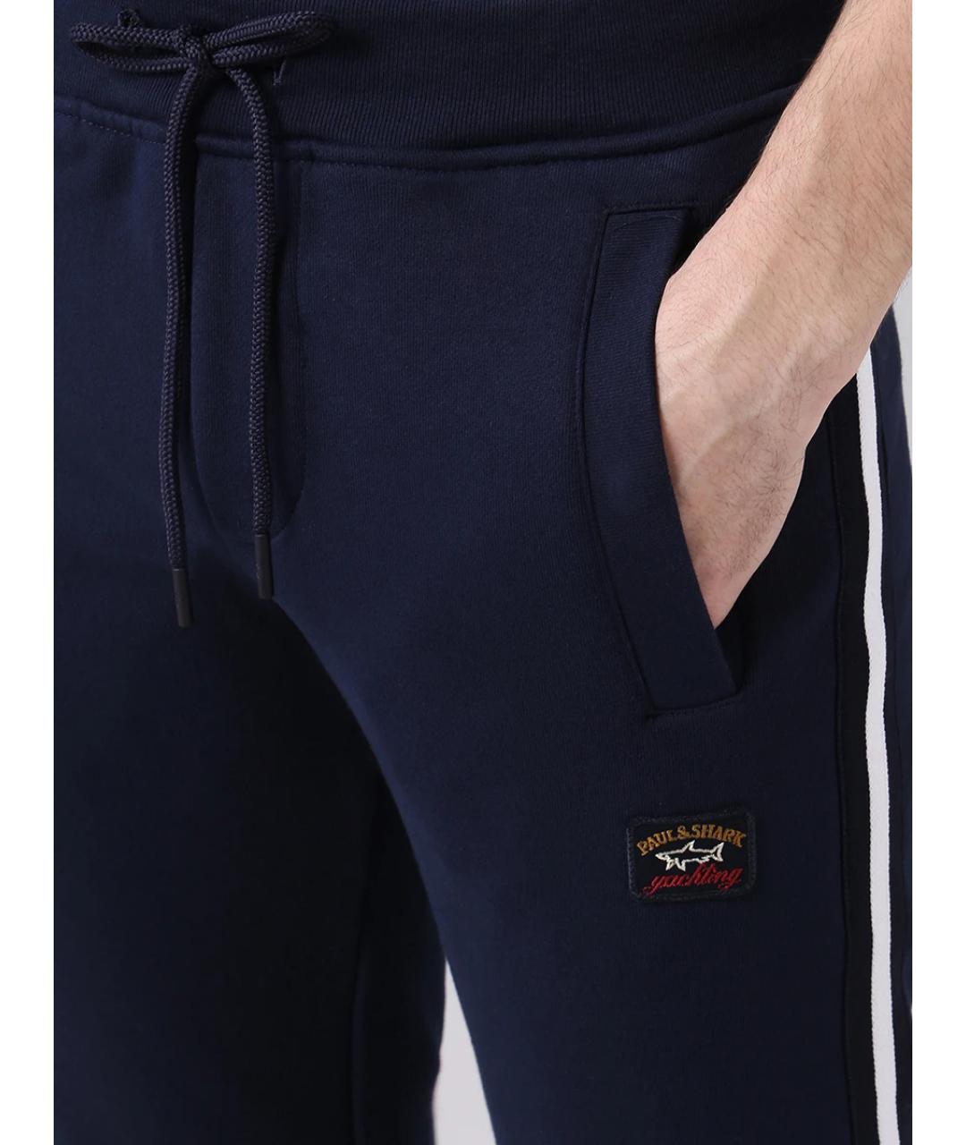 PAUL & SHARK Синий хлопковый спортивный костюм, фото 8