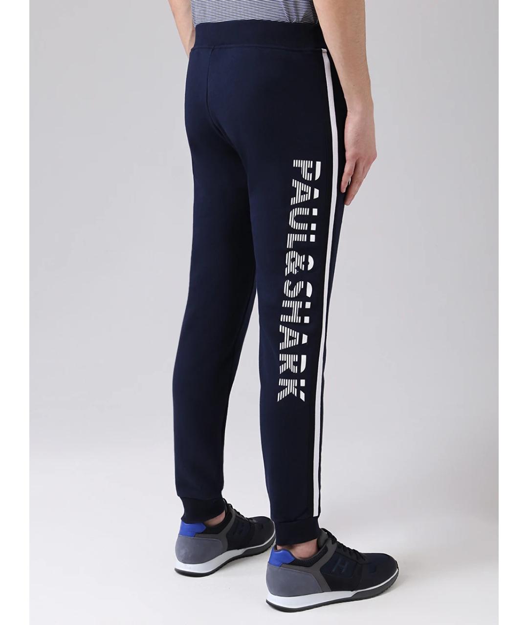 PAUL & SHARK Синий хлопковый спортивный костюм, фото 7