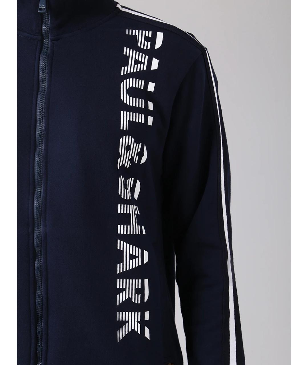 PAUL & SHARK Синий хлопковый спортивный костюм, фото 5