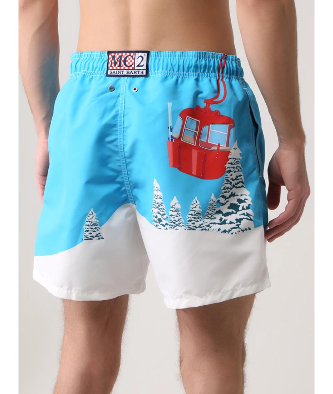 MC2 SAINT BARTH Голубые шорты, фото 3