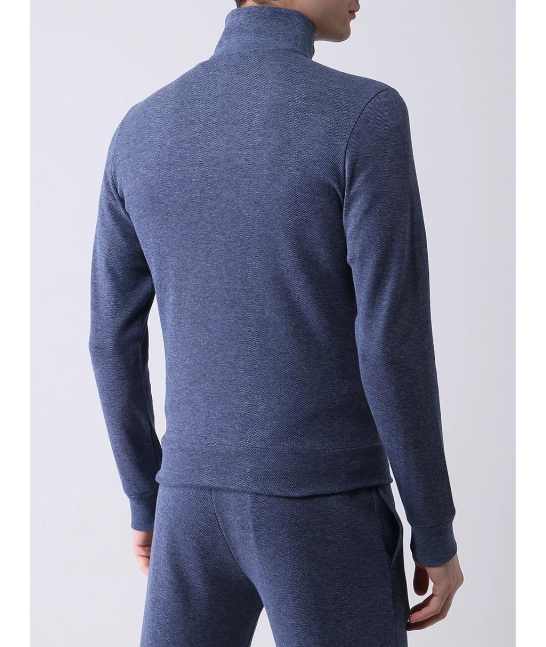 CANALI Синий повседневный костюм, фото 3