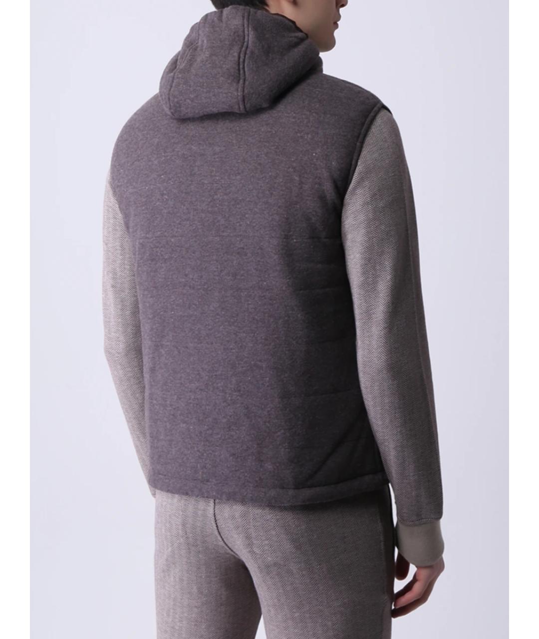 CAPOBIANCO Коричневый жилет, фото 3