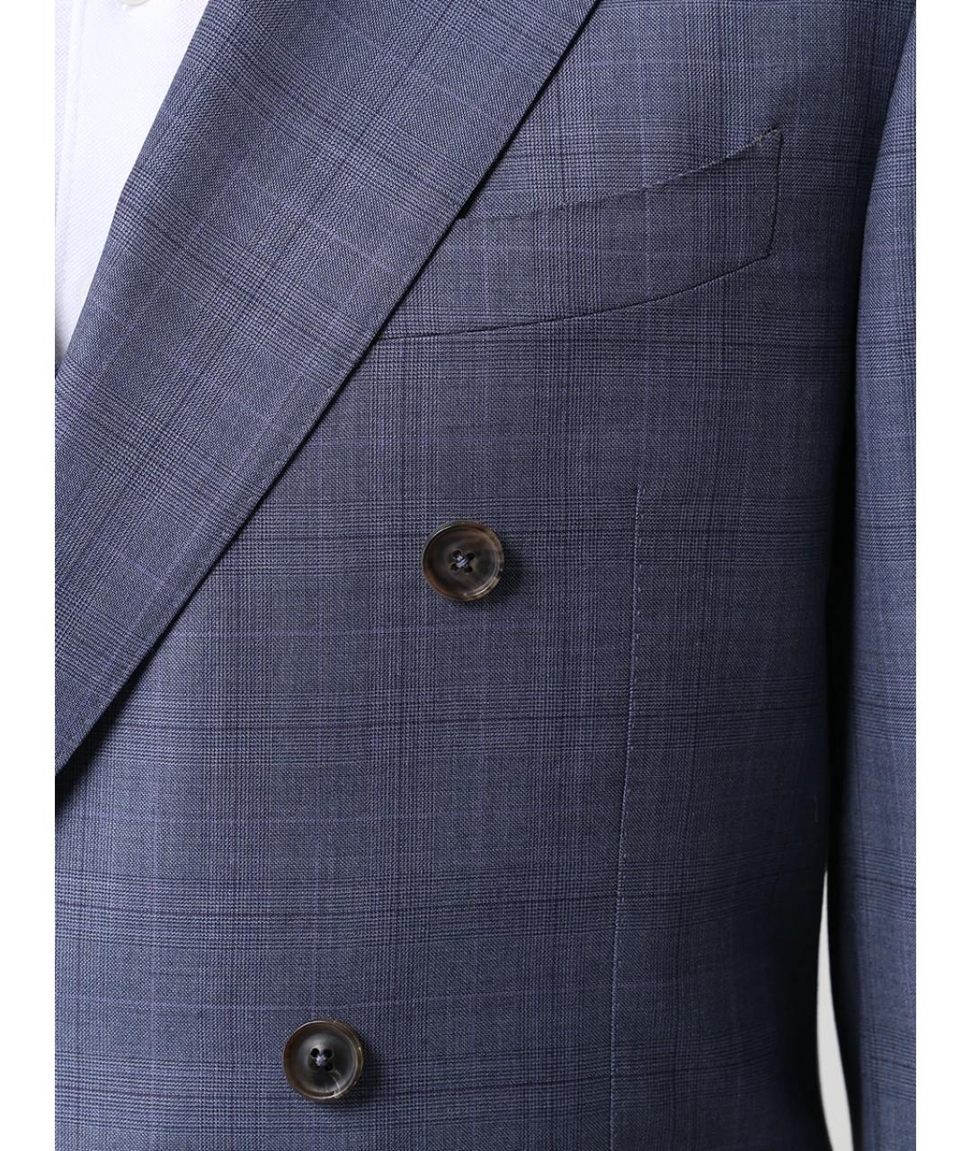 CANALI Голубой классический костюм, фото 5
