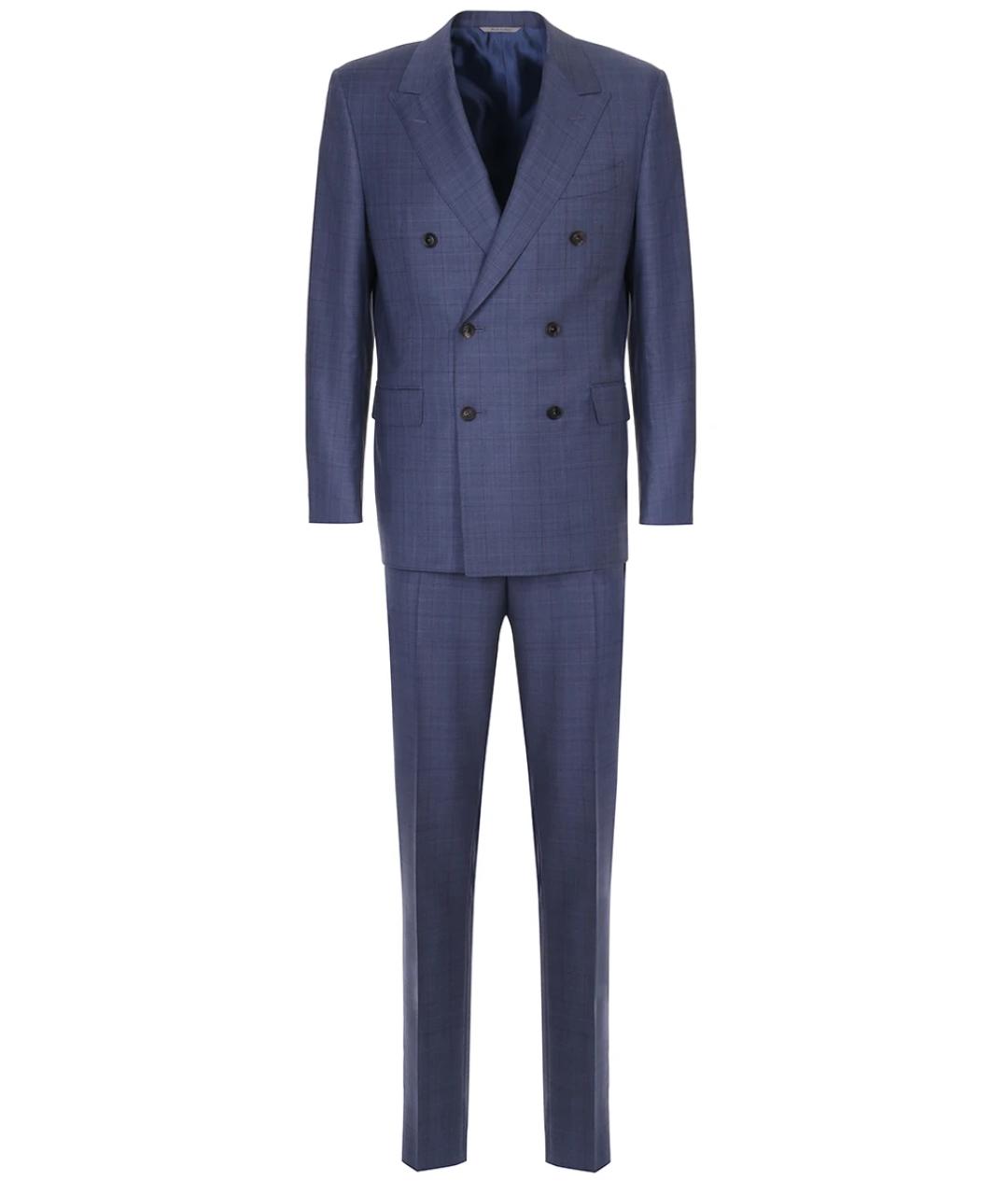 CANALI Голубой классический костюм, фото 1