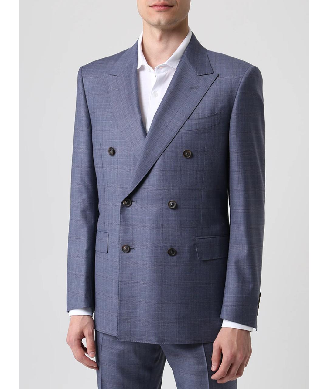 CANALI Голубой классический костюм, фото 4