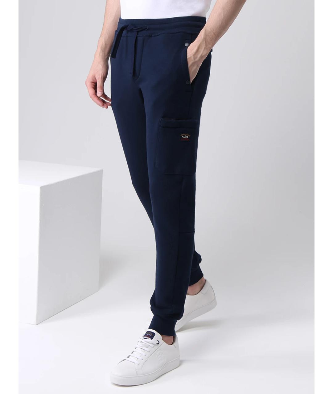 PAUL & SHARK Синий хлопковый спортивный костюм, фото 7