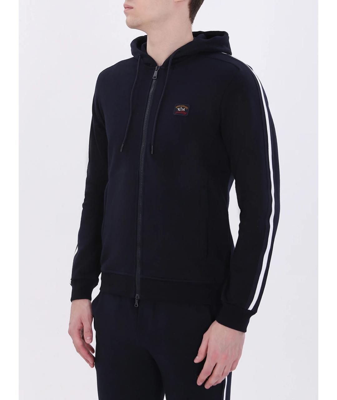 PAUL & SHARK Синий хлопковый спортивный костюм, фото 4