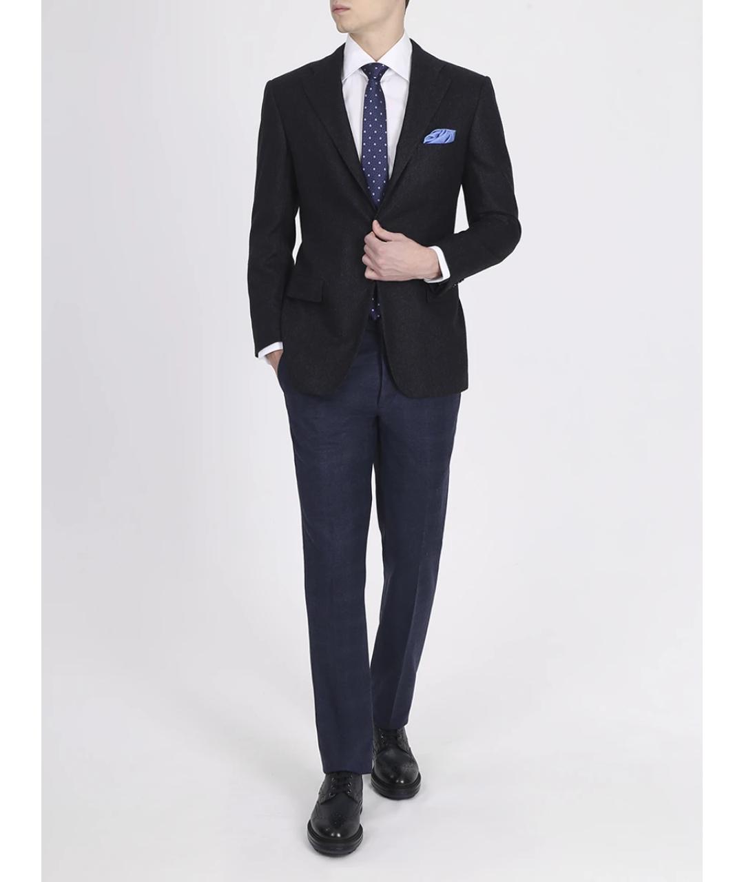 KITON Белая хлопковая классическая рубашка, фото 2