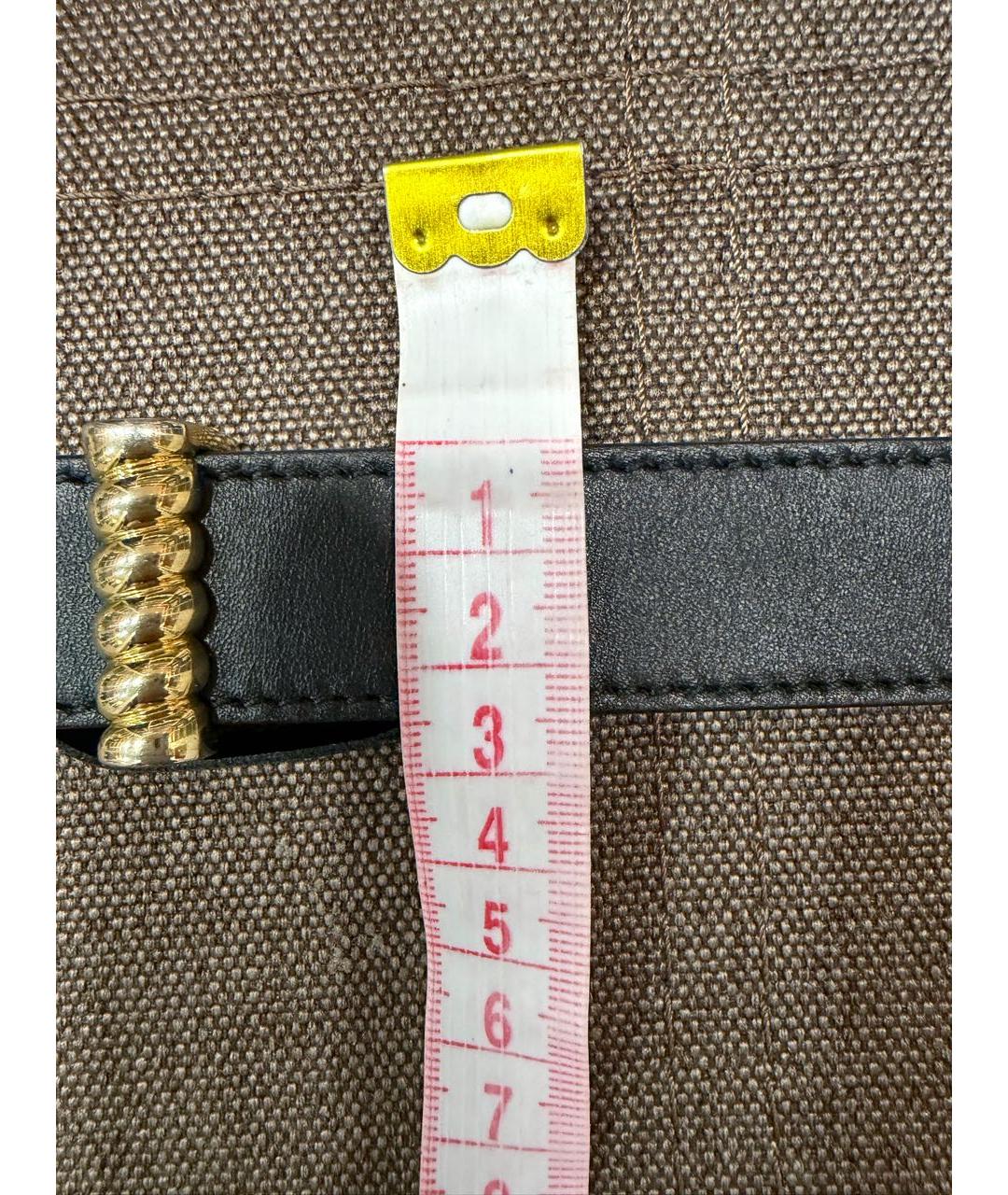 GUCCI Черный кожаный ремень, фото 5