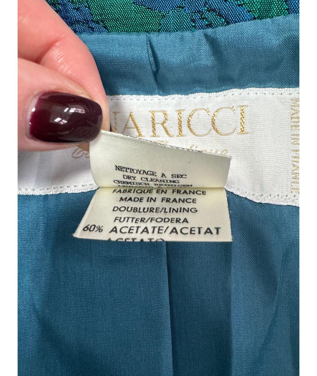 NINA RICCI Голубой жакет/пиджак, фото 5