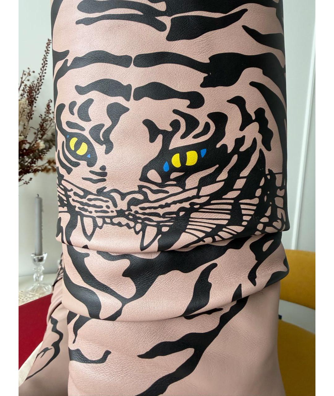 VALENTINO Розовые кожаные сапоги, фото 5