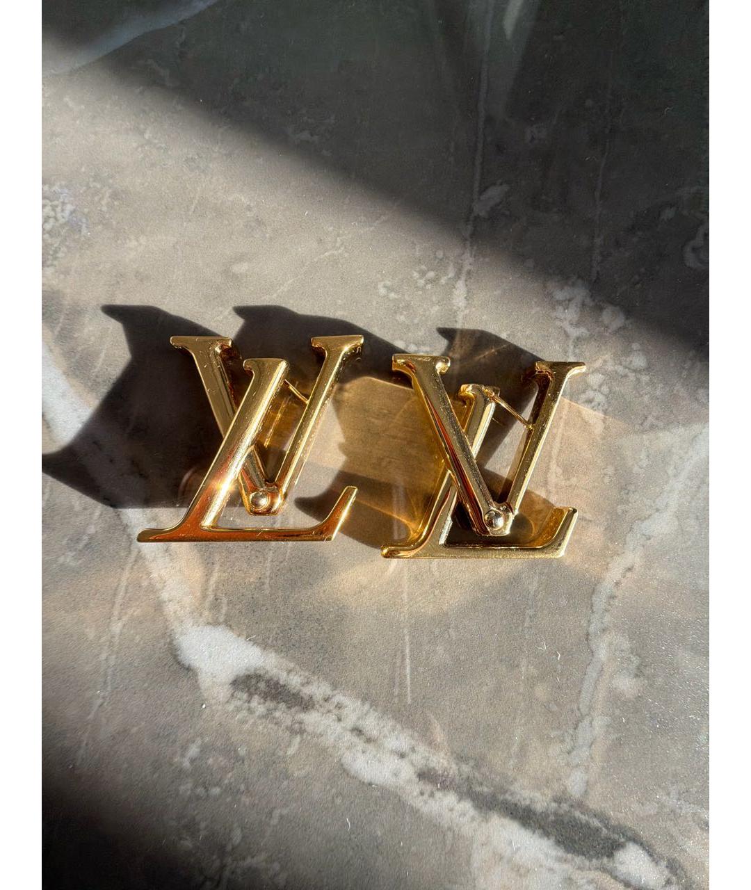 LOUIS VUITTON Золотые серьги, фото 9