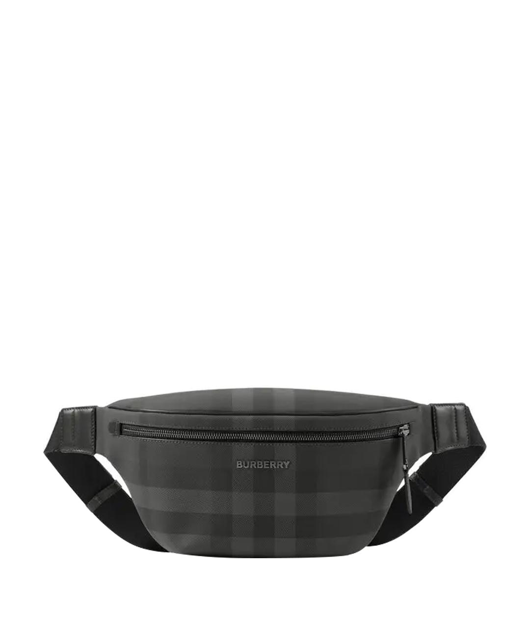 BURBERRY Серая поясная сумка, фото 1