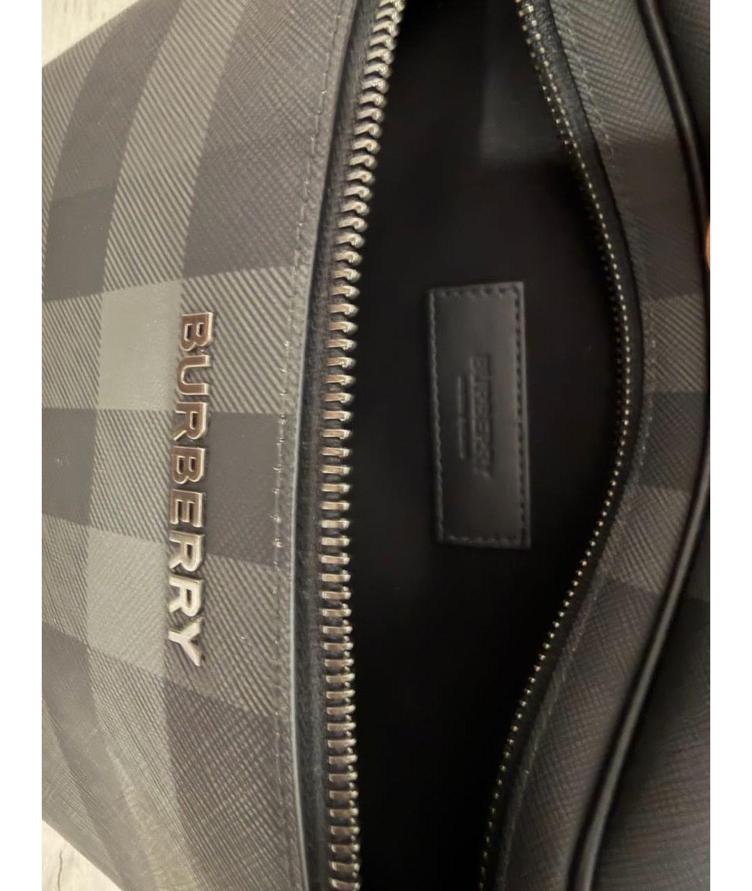 BURBERRY Серая поясная сумка, фото 4