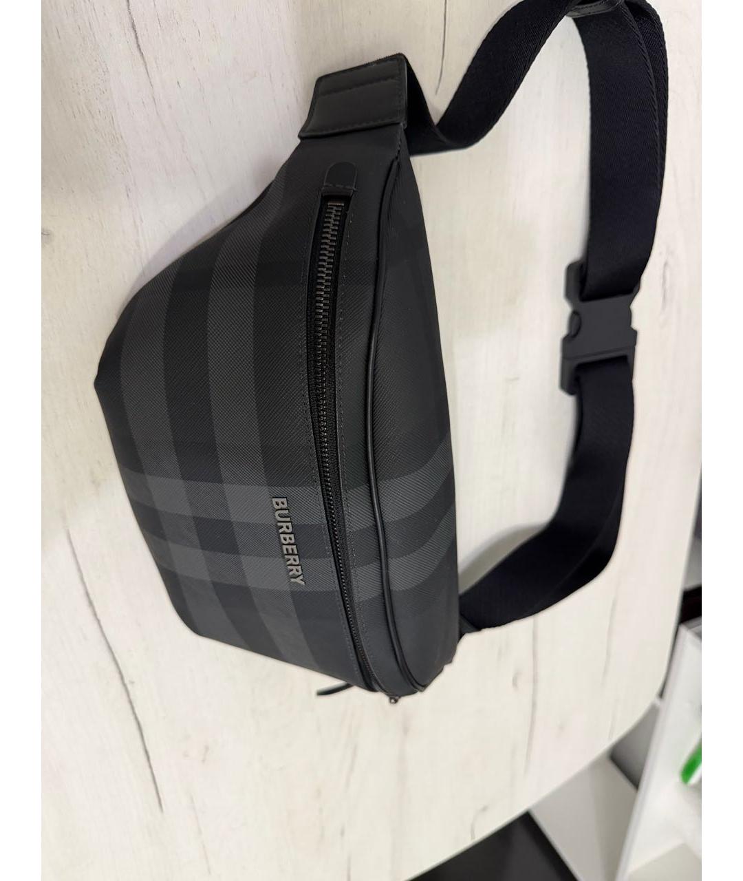 BURBERRY Серая поясная сумка, фото 2