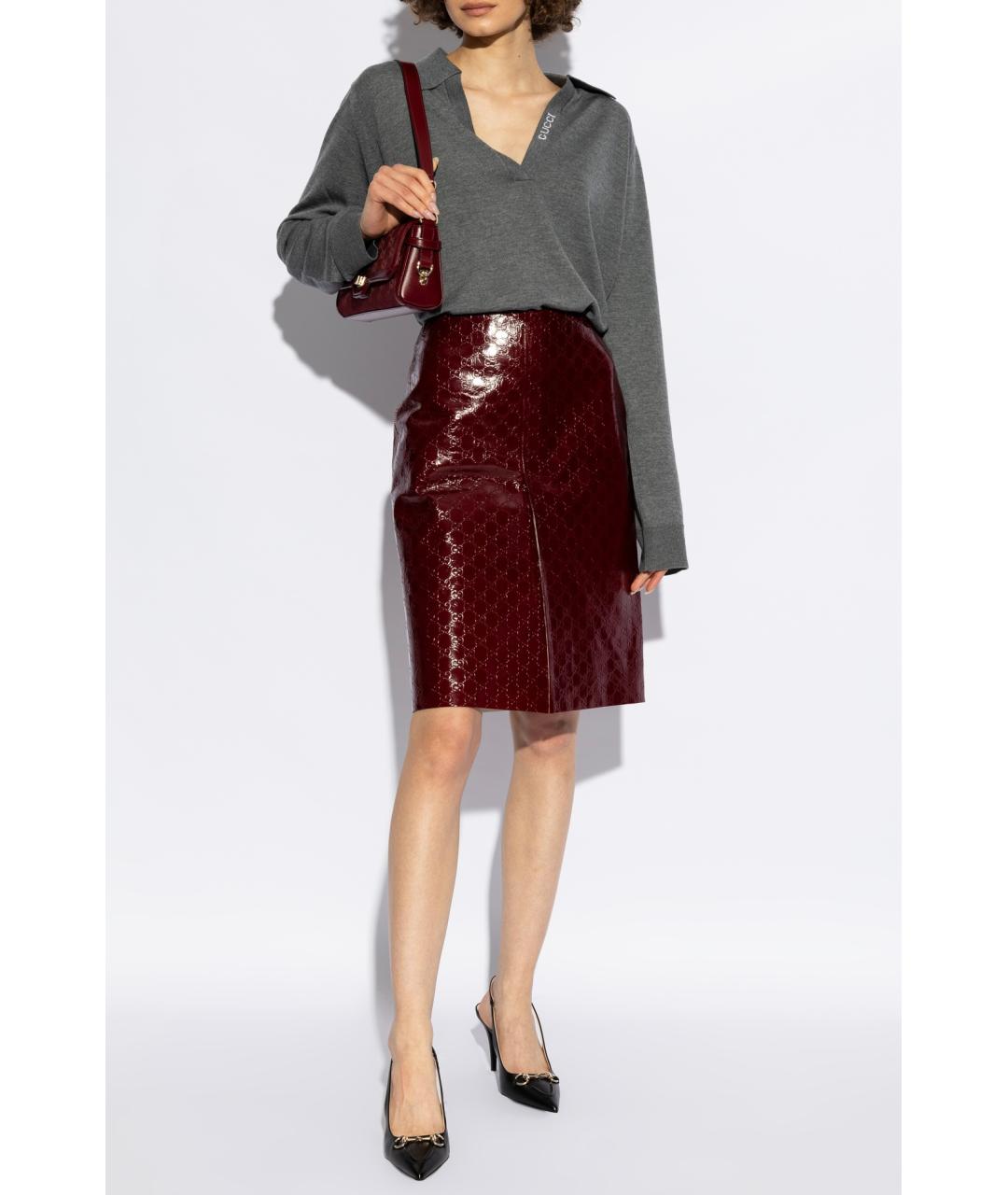 GUCCI Черные кожаные туфли, фото 5